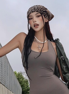 美式复古豹纹包头头巾