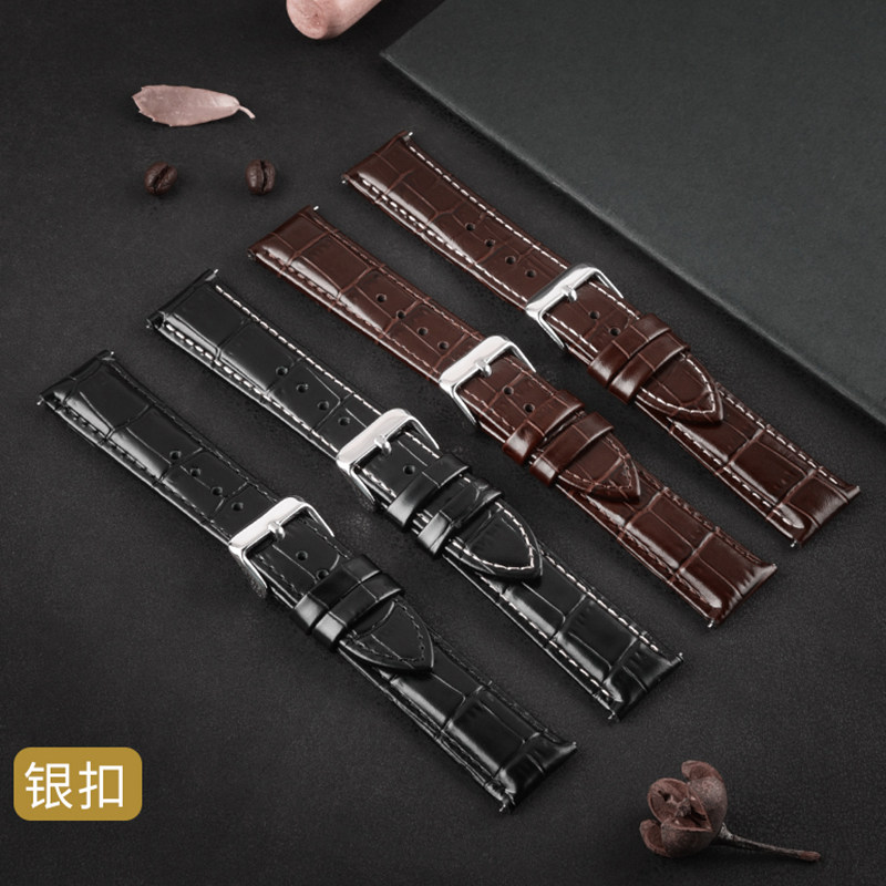 真皮ck天梭卡西欧天王dw复古表带 gerbgorb配件