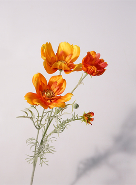 婚庆仿真花落地假花波斯菊格桑花