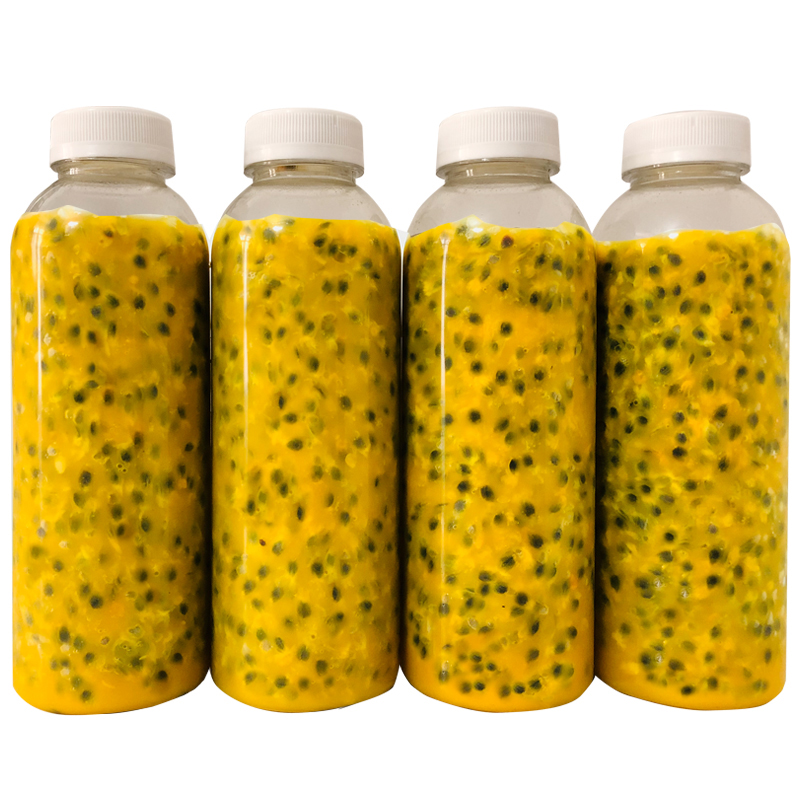 庶州农社旗舰店。2瓶装 新鲜百香果果肉 现挖果酱手工自制蜂蜜百香果汁奶茶原料2