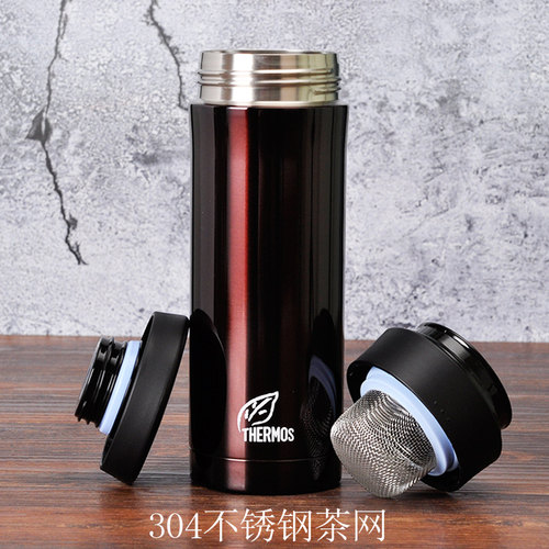 膳魔师保温杯泡茶杯不锈钢杯子470ml带茶漏CMK-501/带防伪标正品 - 图1