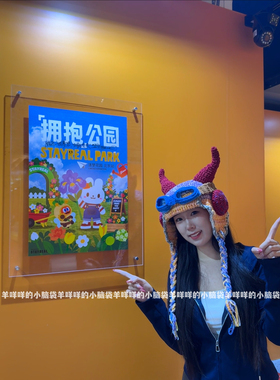 成品DIY五月天晚安地球人飞行帽子毛线钩织材料包零基础实用保暖