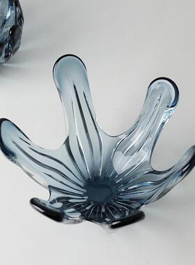 水果盘玻璃现代简约摆设