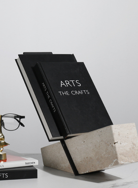 简约现代风轻奢金属书架软装饰品