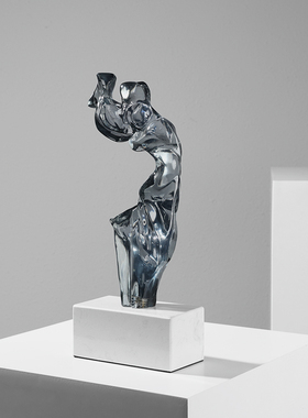 现代轻奢艺术舞者摆件家居饰品