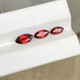Natural Mozambique burgundy garnet marquise cut gemstone loose stone ring face jewelry processing stone