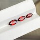 Natural Mozambique burgundy garnet marquise cut gemstone loose stone ring face jewelry processing stone