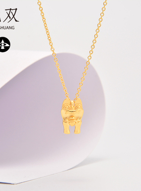 无双银饰玲珑小瓦猫家族系列项链手链虎年新品原创设计