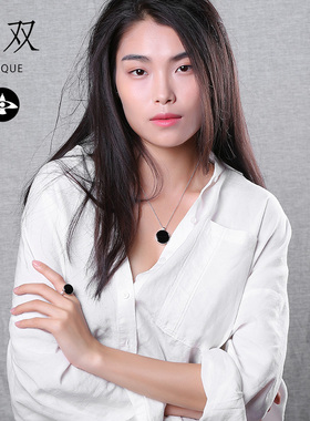 戒指生日礼物黑玛瑙吊坠送女友