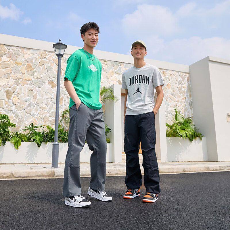 耐克NIKE男子低帮AJ312运动鞋耐磨缓震休闲复古篮球鞋 CD7069-111,淘宝优惠券,粉丝福利购,淘宝优惠卷