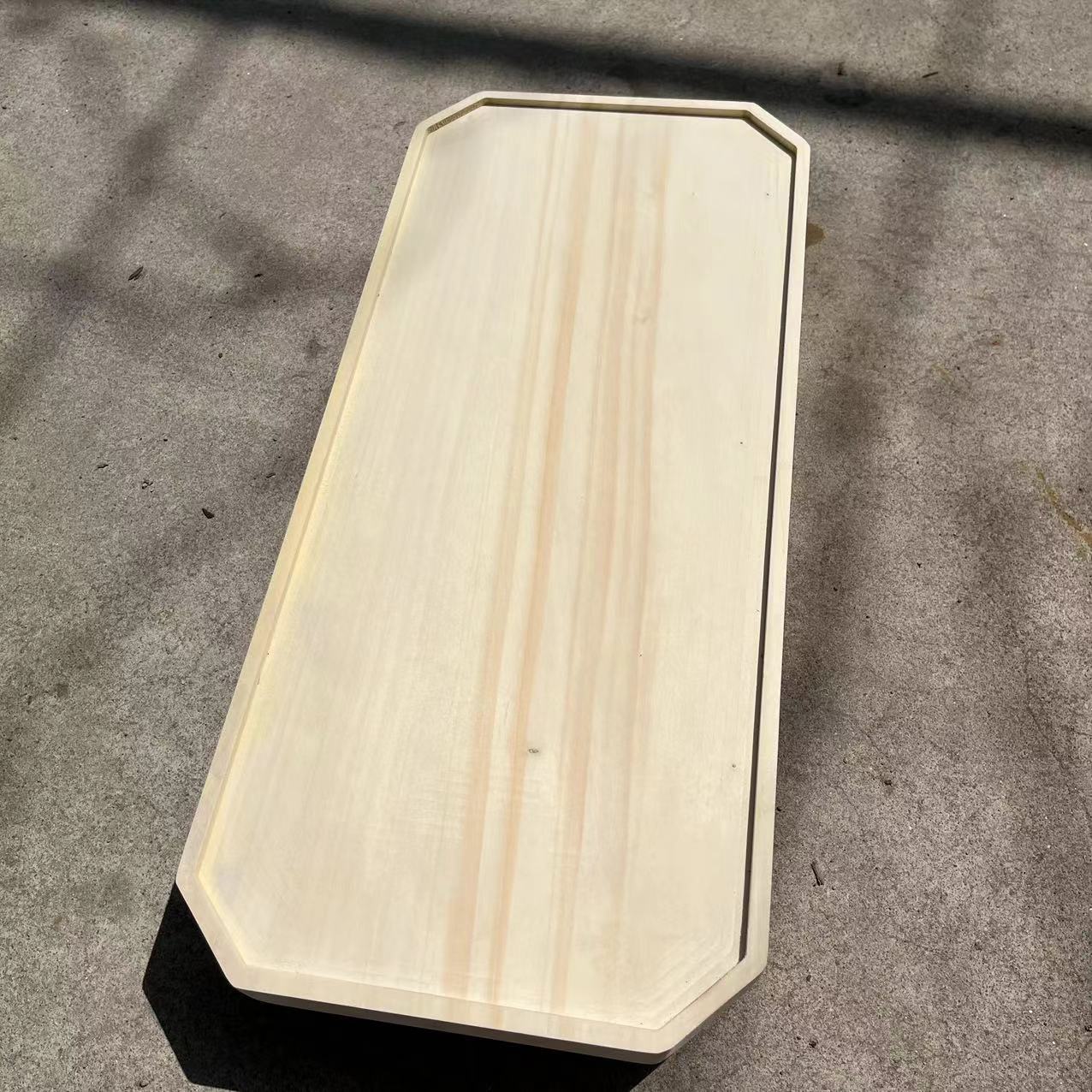 实木原木轻薄板银杏木板材桌面装饰线条白果木菜板木墩木饰面板 - 图2