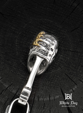 定制款骷髅活塞吊坠BWL