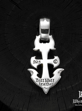 鎏金金八芒星大号船锚吊坠