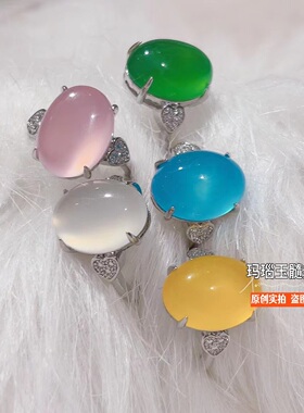 女玉髓戒指新中式女戒工厂批发