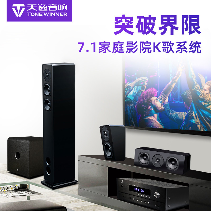 Winner/天逸天骄三号家用家庭影院全景声7.1中置环绕音箱影K套装_虎窝淘