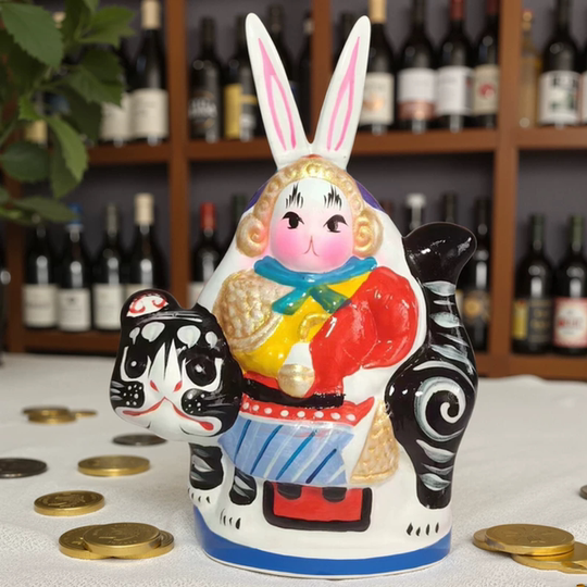 中号兔爷兔儿爷老北京特色工艺品骑黄虎北京礼品纪念品礼盒