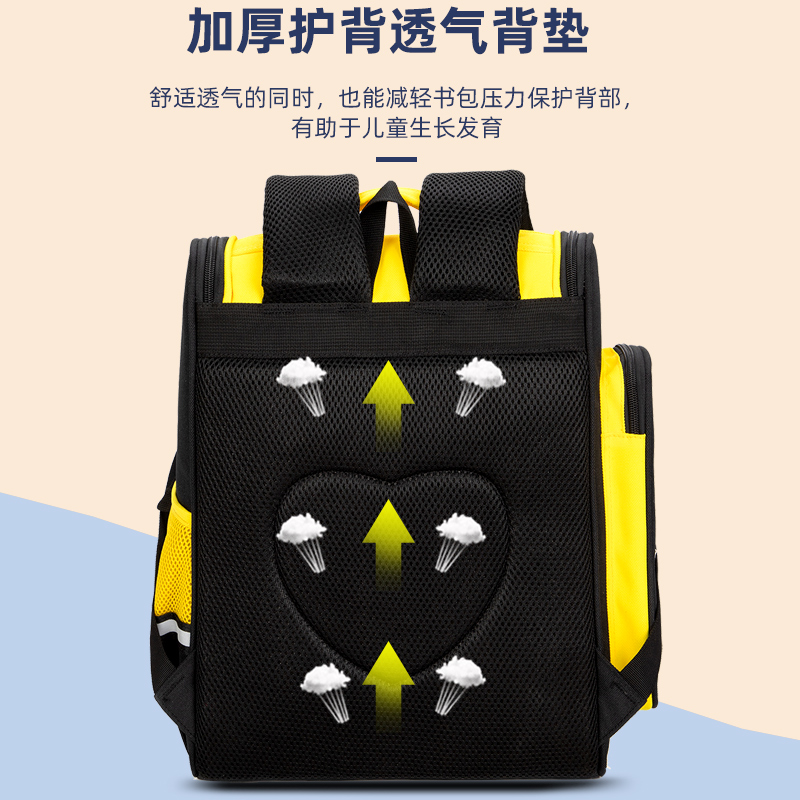 新款儿童书包男小学生一二三到六年级轻便防水卡通双肩背包女
