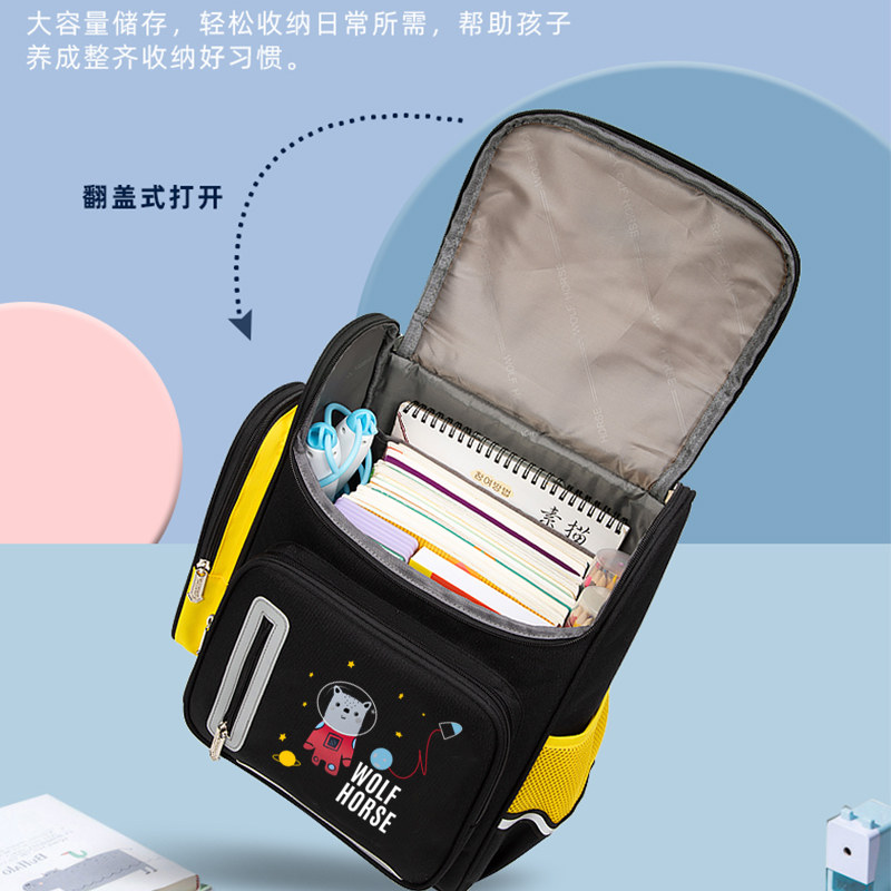 新款儿童书包男小学生一二三到六年级轻便防水卡通双肩背包女