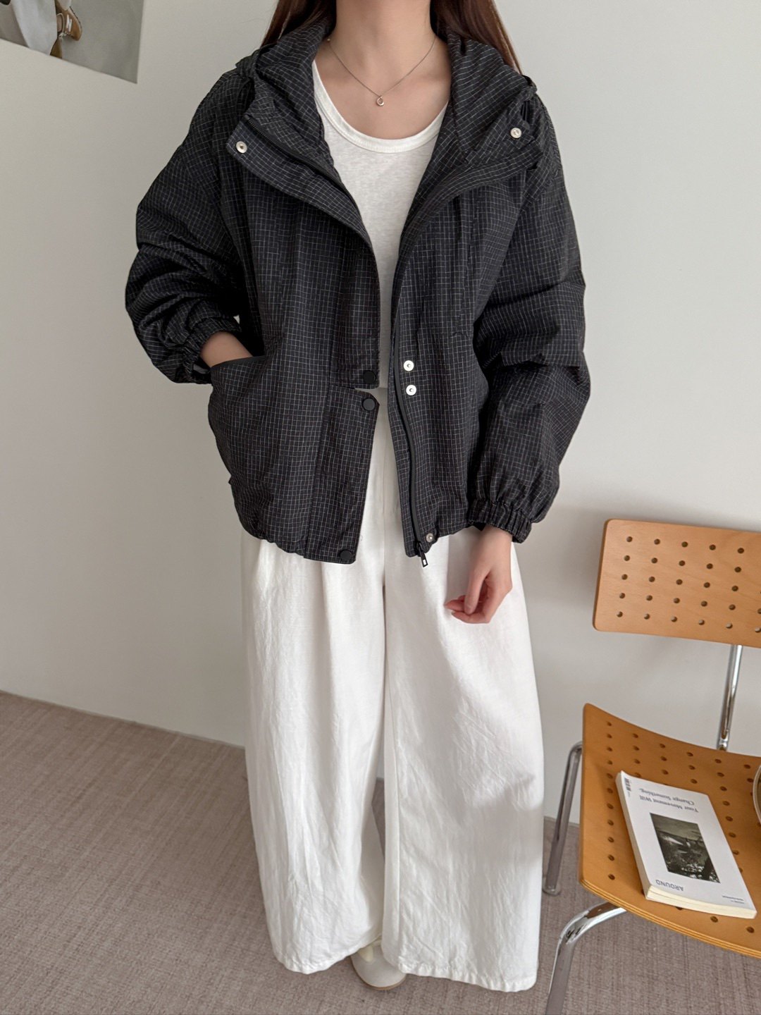 渠道硬货~2026春季新款冲锋衣短外套女宽松休闲百搭连帽夹克上衣,淘宝优惠券,粉丝福利购,淘宝优惠卷