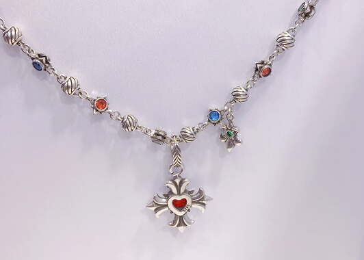 向卉意大利中古925银多宝项链