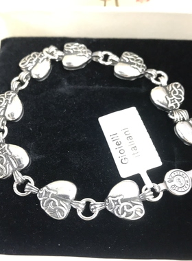 向卉意大利中古925银手链