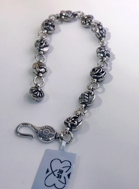 向卉意大利中古925银手链