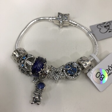 向卉意大利中古925银潘家星辰手链