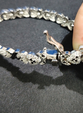 向卉意大利中古爱心手链