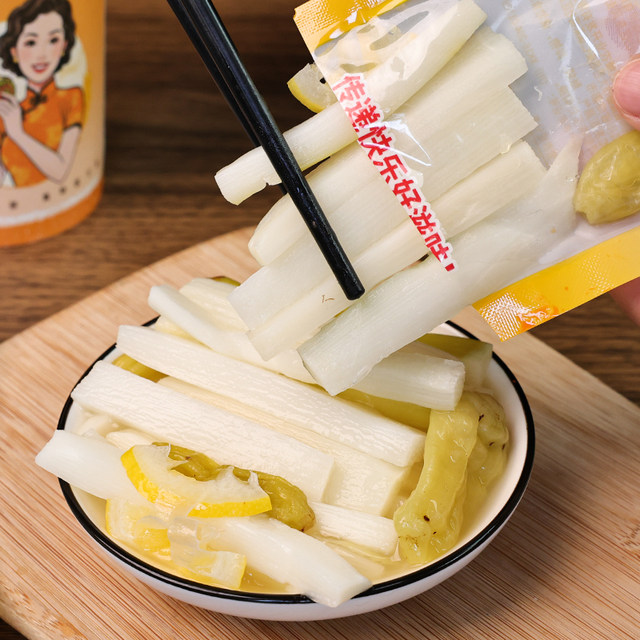 Congyou Lemon Bamboo Shoots Crispy Bamboo Shoots Open Bag Ready-to-Eat Snacks for Office Casual Bamboo Shoots Snacks for Meals