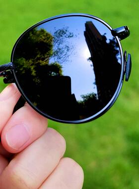 经典太子镜折叠男女款时尚圆形