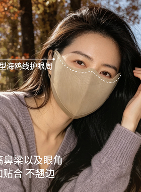 防静电可喝水秋冬保暖口罩3d立体