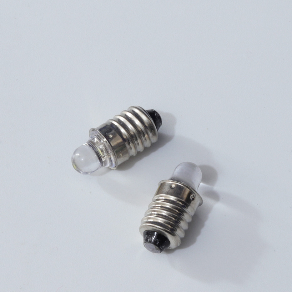 LED老式手电筒灯泡螺口3v6v4.5v聚光小灯珠学生实验灯E10尖头白光,淘宝优惠券,粉丝福利购,淘宝优惠卷