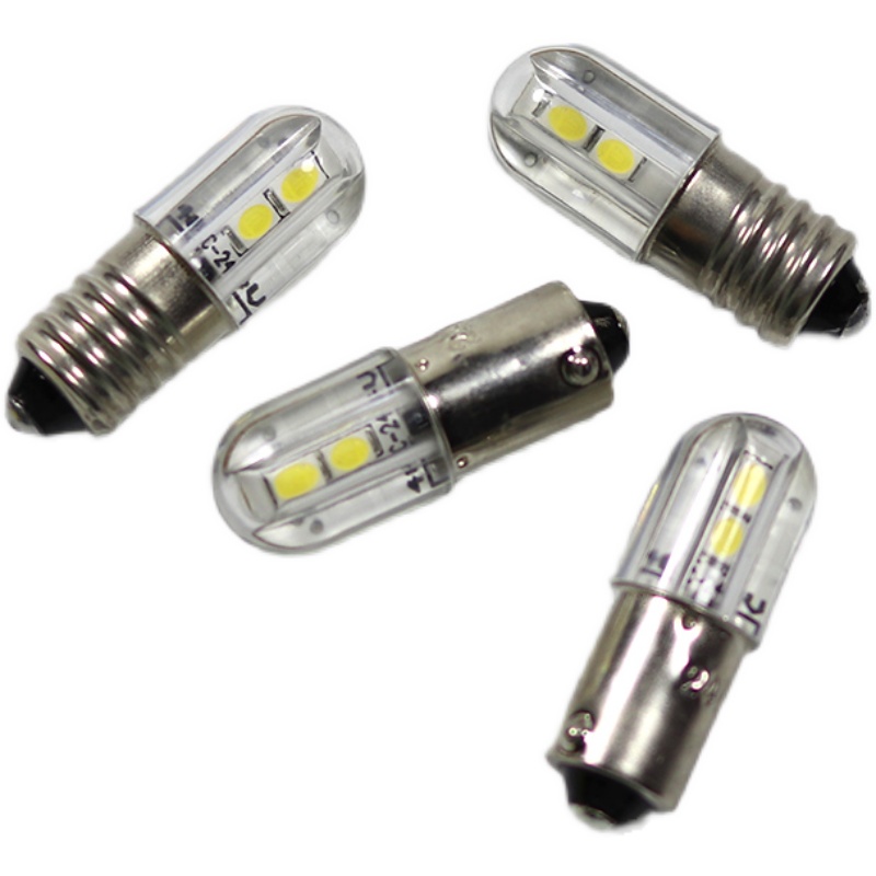 BA9S灯泡LED设备信号灯6.3v12v24v36v48v60v110v220v螺口卡扣灯珠 - 图3