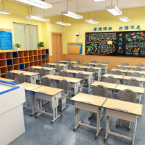 School Homage Tutoring Class Desks And Chairs Elementary School Students Training Classroom Suit Home Writing Desk Children Study Table