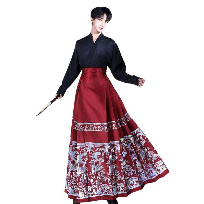 春儿国风原创汉服男2025新款牡丹亭新中式男女秋冬织金螺钿马面裙,淘宝优惠券,粉丝福利购,淘宝优惠卷