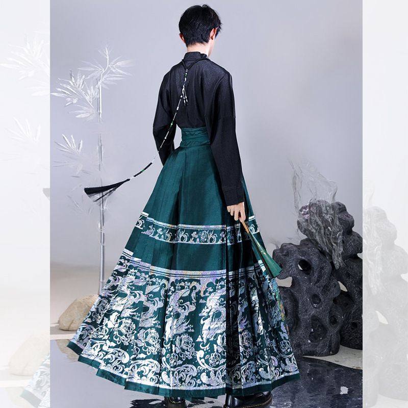 春儿国风原创汉服男2025新款牡丹亭新中式男女秋冬织金螺钿马面裙,淘宝优惠券,粉丝福利购,淘宝优惠卷