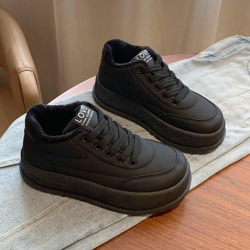 2025秋冬季新款百搭厚底加绒小白女鞋老爹板鞋面包爆款冬鞋棉鞋子,淘宝优惠券,粉丝福利购,淘宝优惠卷
