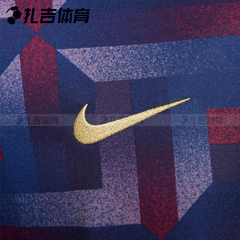 扎吉体育Nike耐克2024欧洲杯英格兰队热身训练球衣T恤FJ2725-555 - 图2