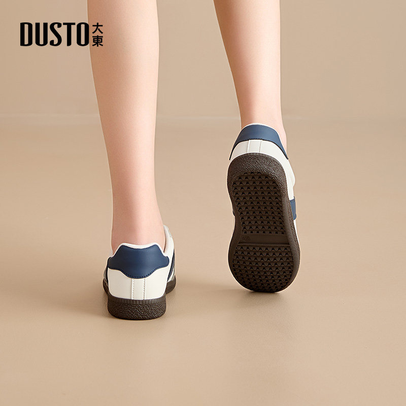 大东德训鞋女鞋2026春季新款平底低跟系带圆头绑带C3085,淘宝优惠券,粉丝福利购,淘宝优惠卷