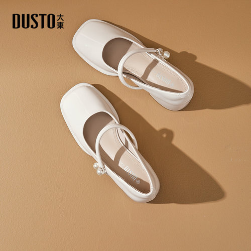 大东dd高跟女鞋2026春新款法式气质复古晚晚风配旗袍单鞋玛丽珍鞋 - 图2