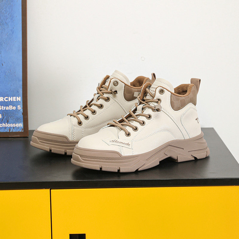 大东时尚运动鞋女鞋冬季休闲风中跟平底松紧带圆头鞋1335,淘宝优惠券,粉丝福利购,淘宝优惠卷