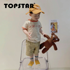 кеды детские topstar官方儿童小白鞋男童女童帆布鞋四季室内幼儿园一脚蹬透气