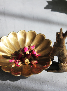 北欧美式正品进口手工干果黄铜