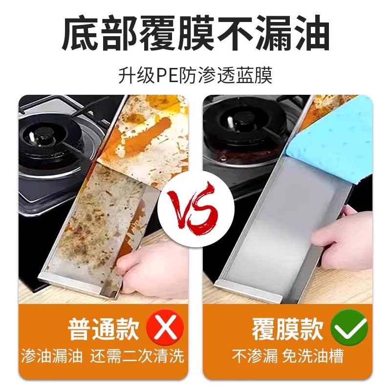 抽油机吸油棉厨房防水防油贴纸抽油烟机油槽防漏油加厚吸油棉通用 - 图0