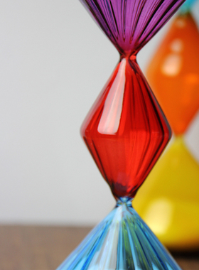 yyglass玻璃沙漏计时器桌面摆件