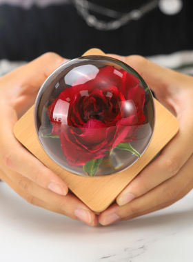 yyglass玻璃和树脂摆件日式家居