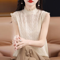 Vest Harness Lady Spring Autumn winter 2023 new suit Western suit Nitch outside wearing sleeveless bottom blouses