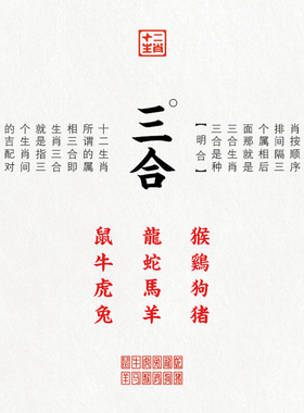 结绳记手工编织生肖三合
