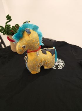 克罗星原创手工挂件十字弯钩嵌金属冷光复古极简风拿腔调手作孤品
