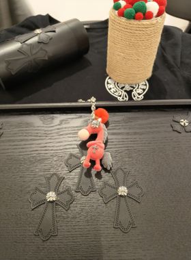 经典十字克罗星原创挂件极简金属肌理天上的星星点睛质感在线出门